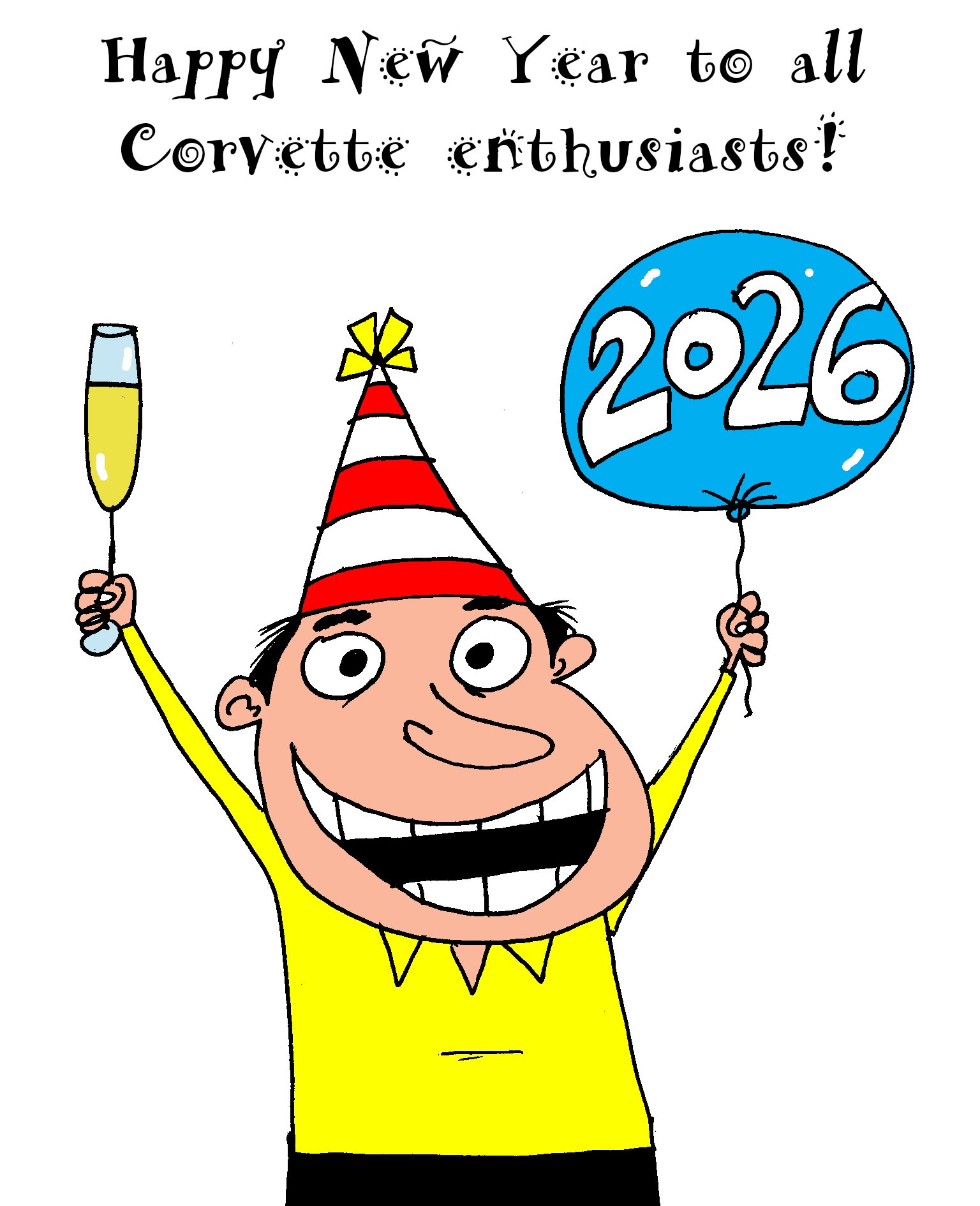 Happy New Year from your Friends at CorvetteBlogger!!