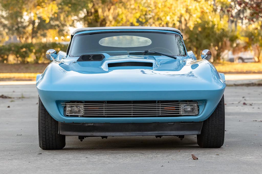 Corvettes for Sale: Crazy Modified 1963 Corvette Convertible Offered on Bring a Trailer