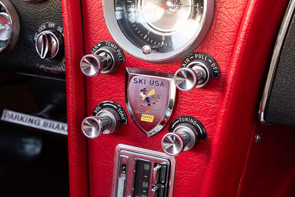 Corvettes for Sale: 1963 Corvette Split Window Hertz Rental 'Ski Vette'