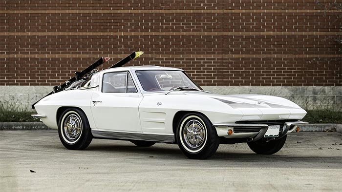 Corvettes for Sale: 1963 Corvette Split Window Hertz Rental 'Ski Vette'