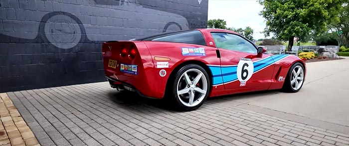 Clive with the 1967 Neil Armstrong Corvette