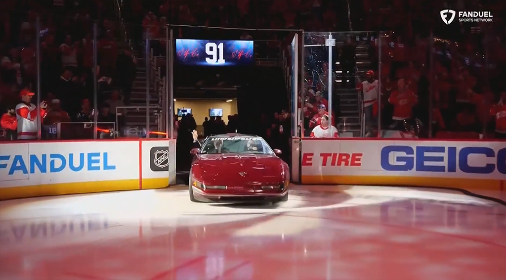[VIDEO] Former NHL MVP Sergei Fedorov has Jersey Retired from the Seat of a C4 Corvette ZR-1
