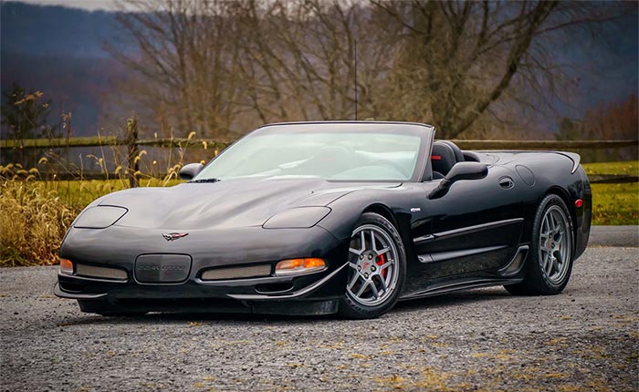 Corvettes for Sale: Custom 2001 Corvette Z06 Convertible Conversion with 8K-Miles