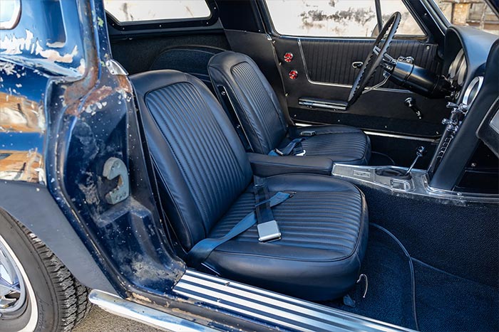 Corvettes for Sale: LS3-Powered 1963 Corvette Split Window on BaT