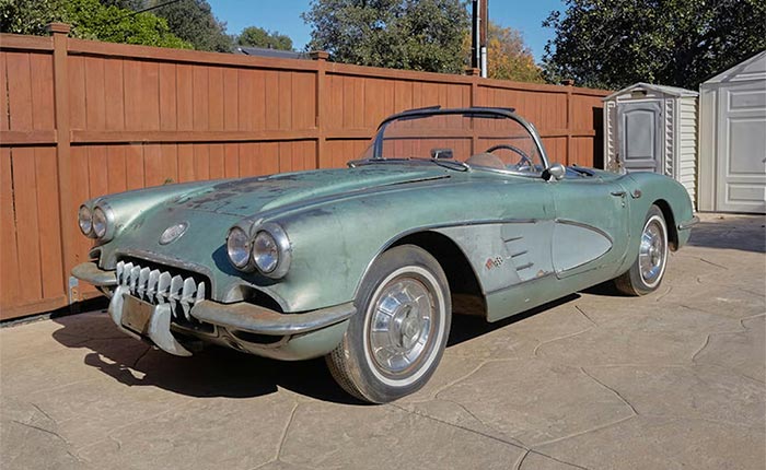 Corvettes for Sale: 62-Years-Owned 1958 Corvette Offered on Hagerty