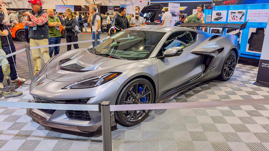 [VIDEO] More of the 1-of-1 Stars & Steel 2026 Corvette ZR1X from Barrett-Jackson