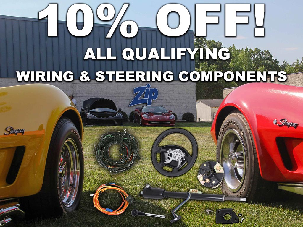 10% OFF Wiring & Steering Components at Zip Corvette