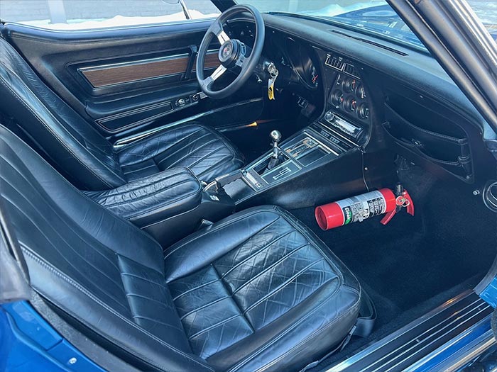 Corvettes for Sale: Bridgehampton Blue 1970 Corvette Coupe with an LS5 V8 and a 4-Speed Manual