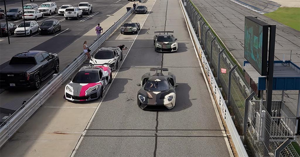 [VIDEO] Corvette ZR1 and a Ford GT Have Some Track Fun at Atlanta Motorsports Park