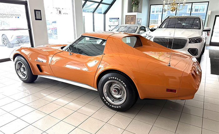 Corvettes for Sale: 2K-Mile 1974 Corvette Coupe with 4-Speed on BaT