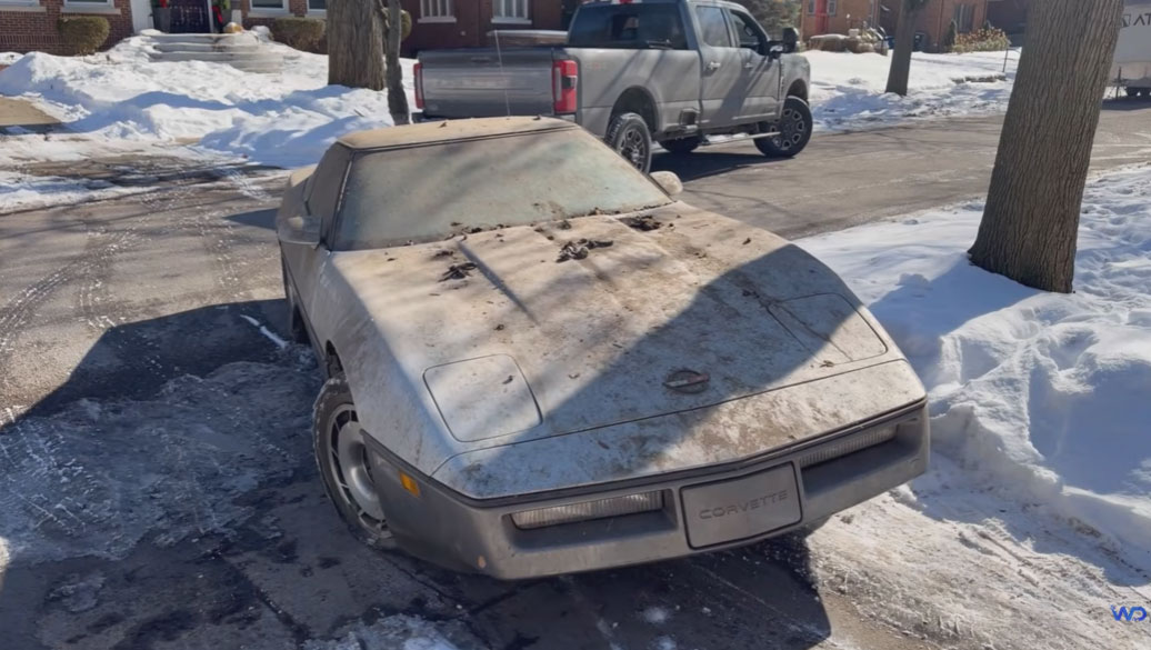 [VIDEO] C4 Corvette Stored for 30 Years Is Pulled from its Garage and Detailed