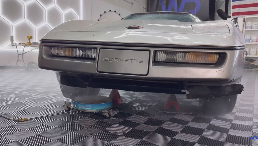 [VIDEO] C4 Corvette Stored for 30 Years Is Pulled from its Garage and Detailed