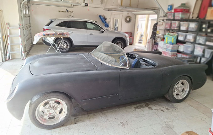 Corvettes for Sale: 1955 Corvette Restomod Offered on eBay
