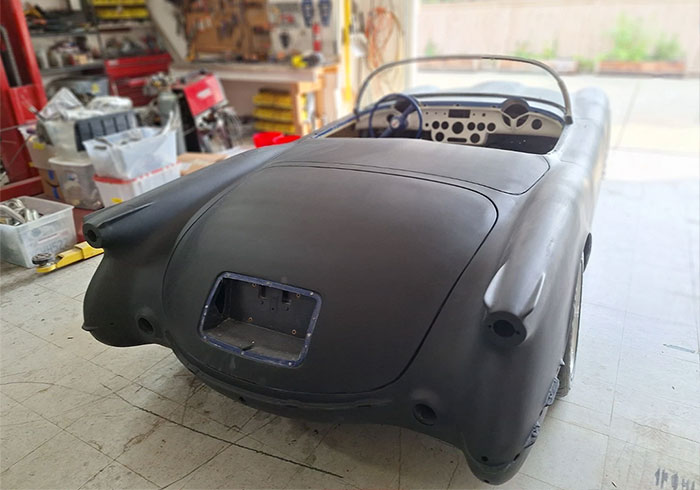 Corvettes for Sale: 1955 Corvette Restomod Offered on eBay