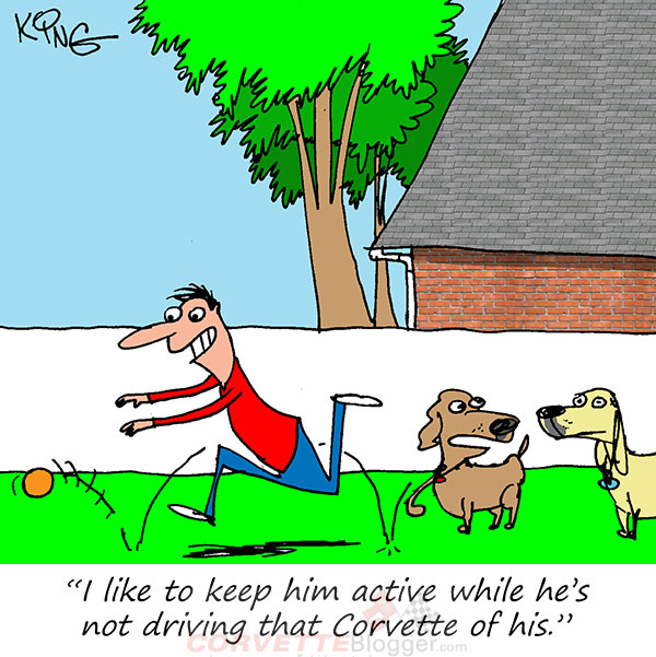 Saturday Morning Corvette Comic: Getting In Shape