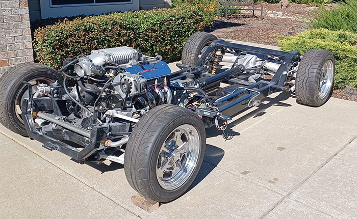 Corvettes for Sale: 1955 Corvette Restomod Offered on eBay