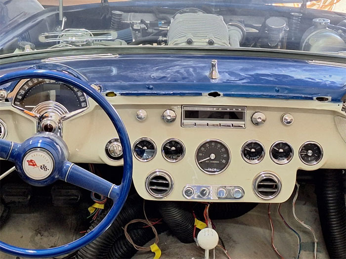 Corvettes for Sale: 1955 Corvette Restomod Offered on eBay