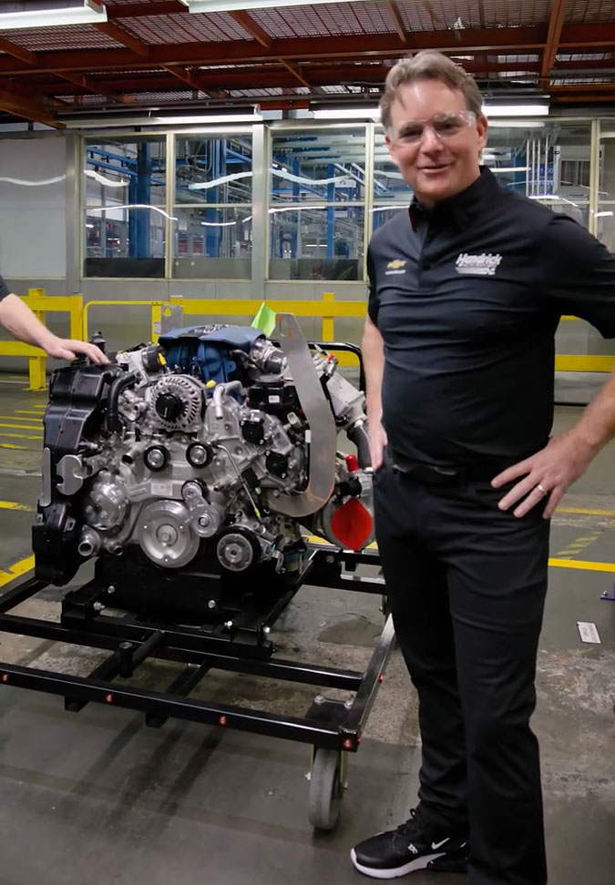 Jeff Gordon Builds an LT7 Engine