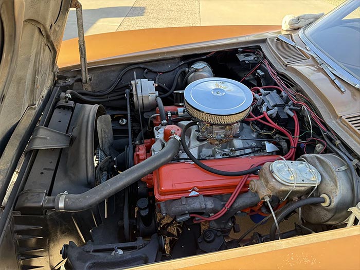 Corvettes for Sale: 400ci-Powered 1963 Corvette Split Window Project On BaT
