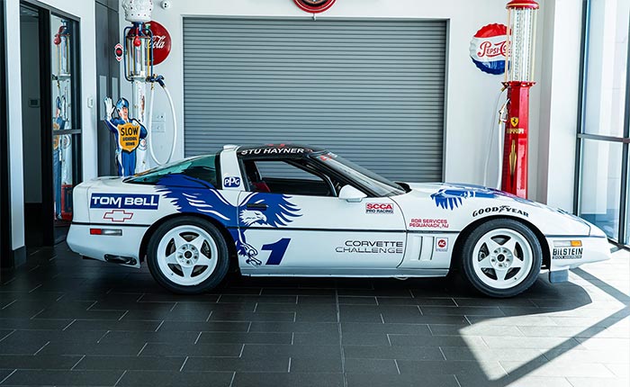 Corvettes à vendre : Ex-Stu Hayner 1989 Corvette Challenge Race Car sur BaT