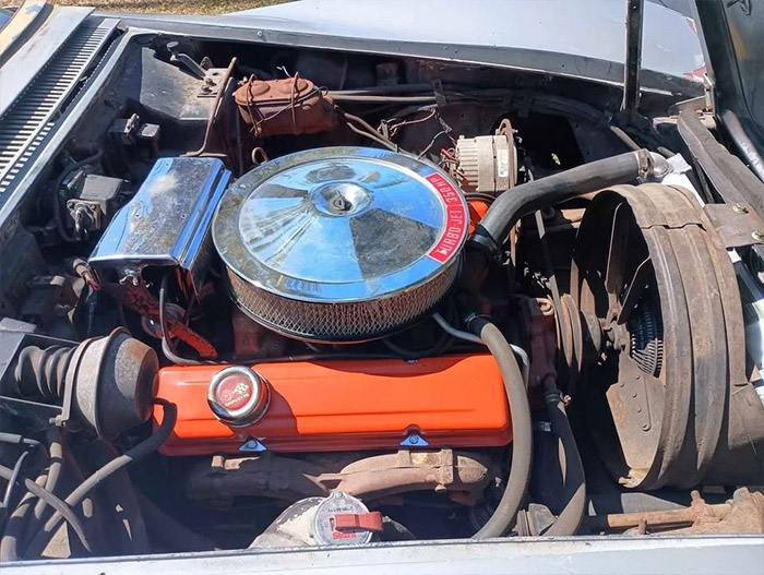 Corvettes for Sale: Running 1971 Corvette Project with 350 V8 and a Four Speed