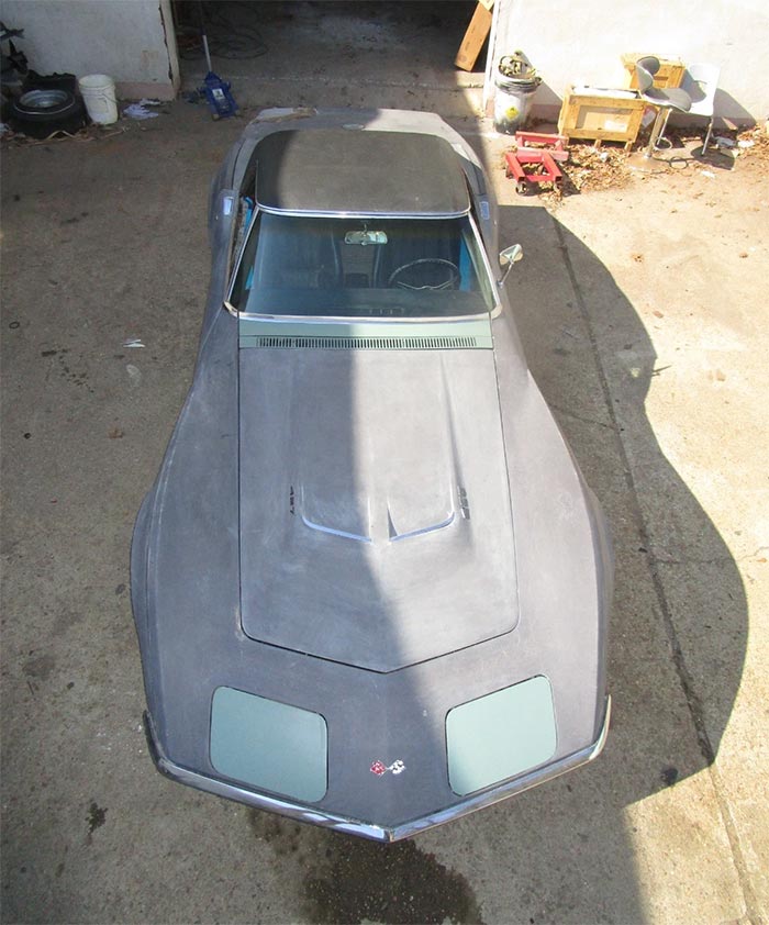 Corvettes for Sale: Original 1969 Corvette Project with a 427 V8 and 4-Speed Manual