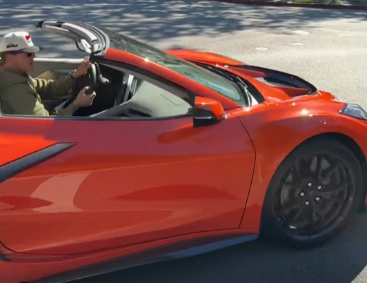 [VIDEO] Is This Tom Cruise Driving the New 2026 Corvette ZR1x in Beverly Hills?