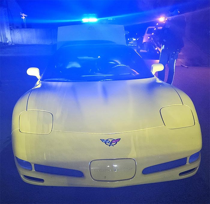 Canadian Police Nab C5 Corvette Driver for Speeding 106 MPH in a 50 MPH Zone