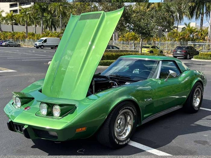 Corvettes for Sale: 13K Original Mile 1975 L48 Corvette Convertible With Hardtop