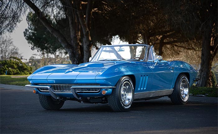 Corvettes for Sale: Ex-Burt Bacharach 1966 Corvette with 427/6-Speed on BaT