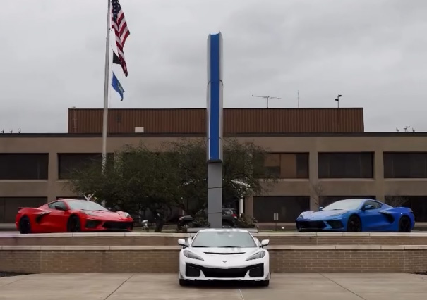 [VIDEO] 2026 Corvette ZR1X Stars and Steel On Display in Front of the Corvette Assembly Plant
