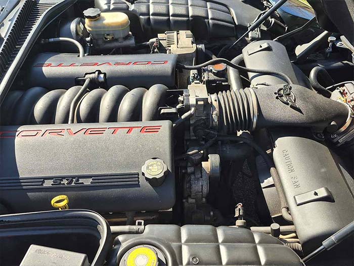 Corvettes for Sale: C5 Corvette Convertible Offered in Rare Bowling Green Metallic