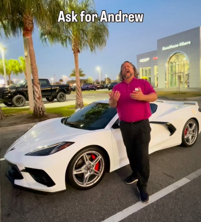Opera Singer Turned Car Salesman Sings about Corvettes and other Vehicles