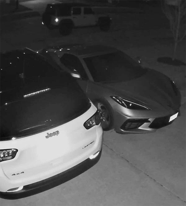 [STOLEN]  Corvette Stingray 2023 volée dans une allée à Saint-Louis