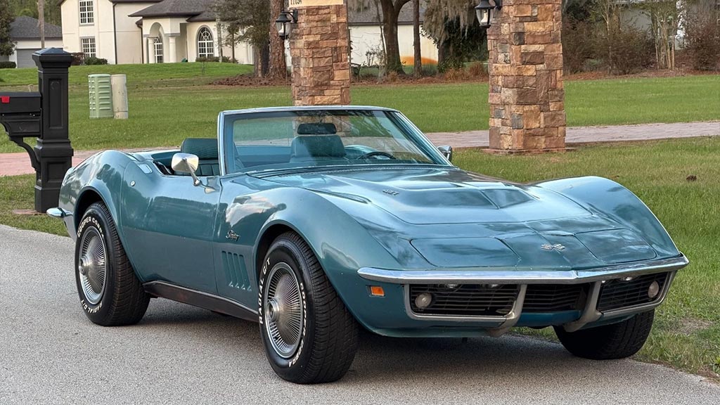 Corvettes for Sale: One-Owner 1969 Corvette 427 Convertible Offered with No Reserve on eBay