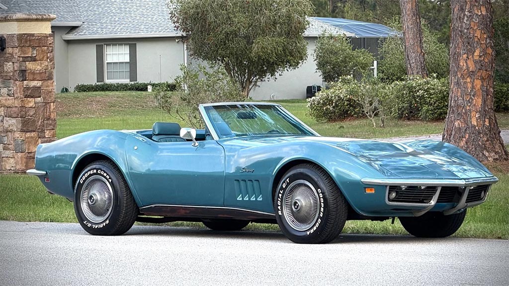 Corvettes for Sale: One-Owner 1969 Corvette 427 Convertible Offered on eBay