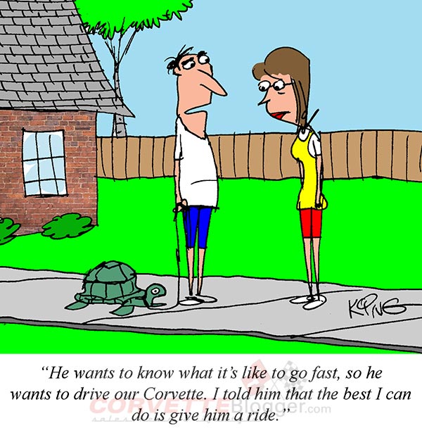 Saturday Morning Corvette Comic: Coming Out of Your Shell