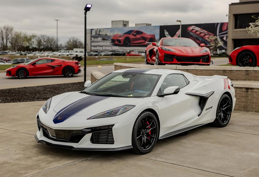 [PICS] The New 2027 Corvette Grand Sport Makes an Appearance Outside the Assembly Plant