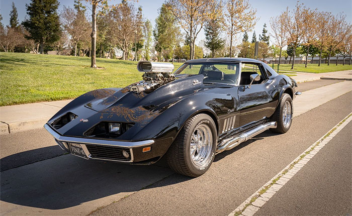 Corvettes for Sale: Supercharged 427 CI 1969 Corvette Stingray Offered on eBay