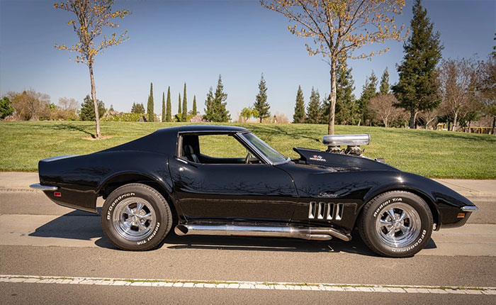 Corvettes for Sale: Supercharged 427 CI 1969 Corvette Stingray Offered on eBay