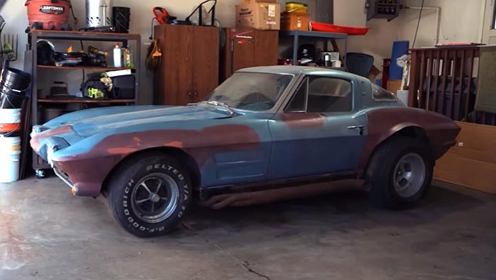 [VIDEO] Dennis Collins Rescues a 1963 Corvette Split Window Vintage Drag Racer