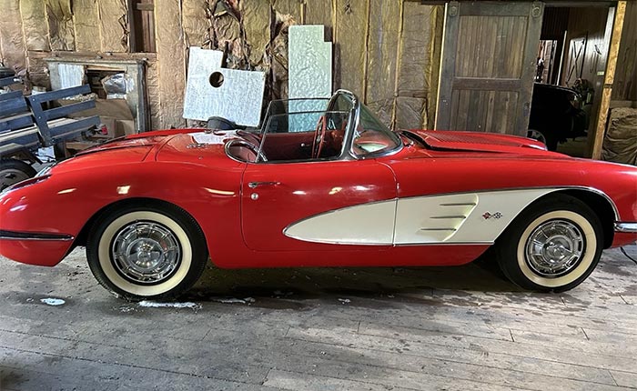 Corvettes for Sale: 14K-Mile 1958 Corvette Offered on eBay