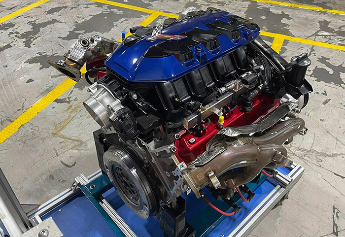 Blue LS6 Engine Cover