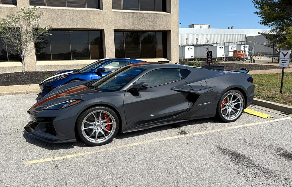 New Pitch Gray Exterior on a 2027 Corvette Grand Sport