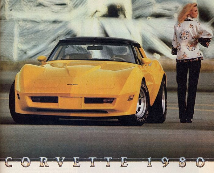Throwback Thursday: Mystery Babe and the 1980 Corvette Brochure