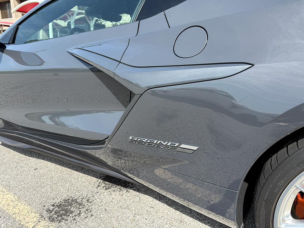 New Pitch Gray Exterior on a 2027 Corvette Grand Sport