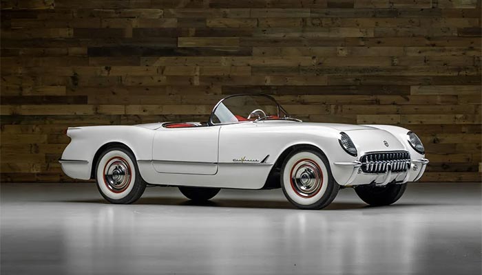1955 Roadster blanc/rouge VIN #008