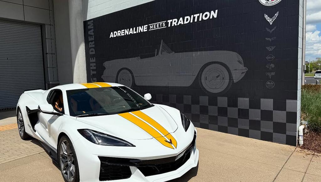 Corvette R8C Museum Delivery