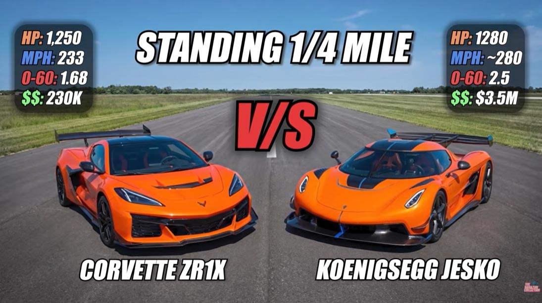 Corvette ZR1X vs Koenigsegg Jesko