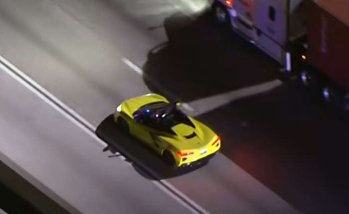 [VIDEO] C8 Corvette Driver Leads Police on a Crazy Pursuit That Ends with a Crash